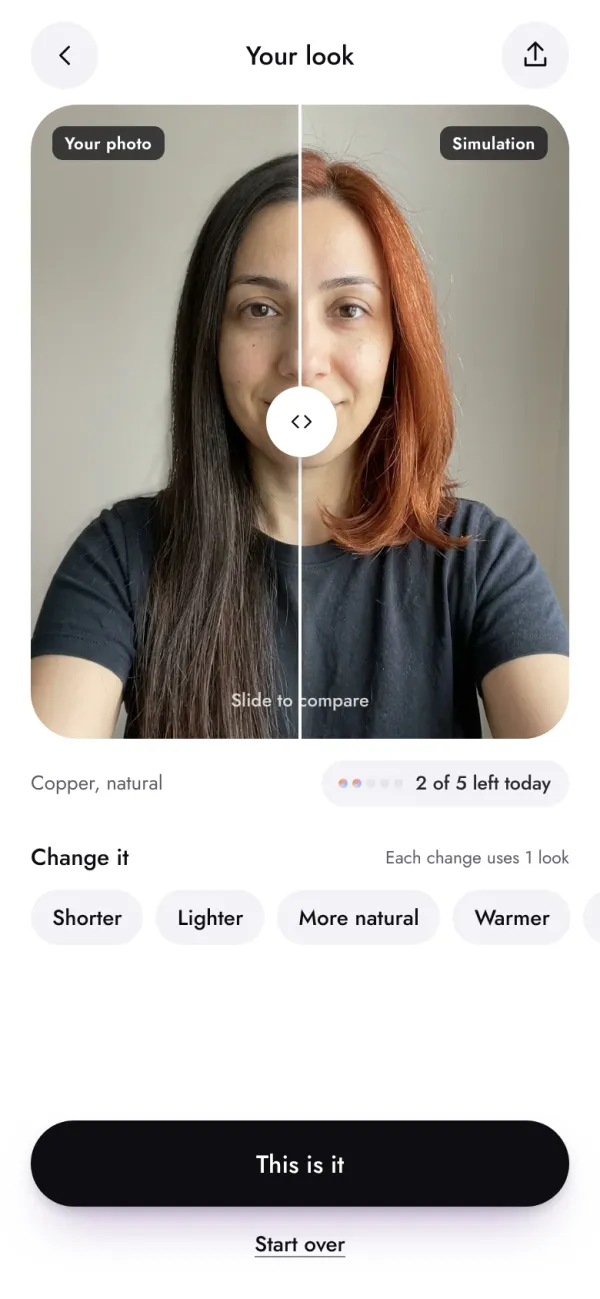 Try a Look before and after simulation